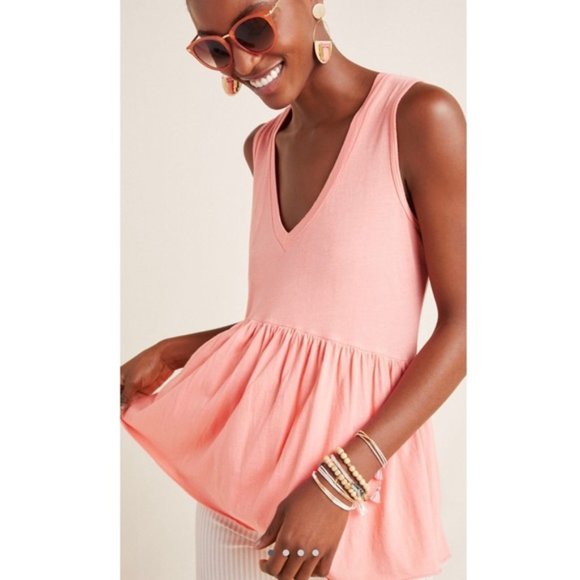 Anthropologie Tops - Anthropologie t.la Hayley Babydoll Tank Sz. XS